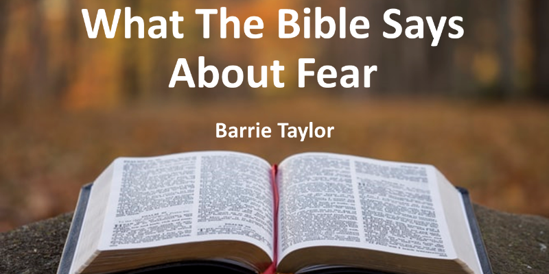 What The Bible Says About Fear
