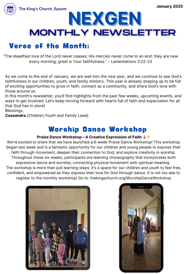 January Newsletter P1